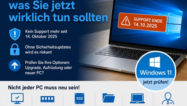 Windows 10 ist abgelaufen – was Sie jetzt wirklich tun sollten